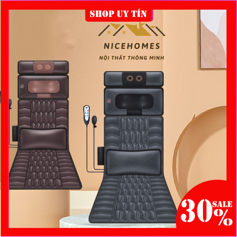 Ghế massage toàn thân thông minh, nệm massage toàn thân hỗ trợ cột sống, khí huyết lưu thông tốt NPR67