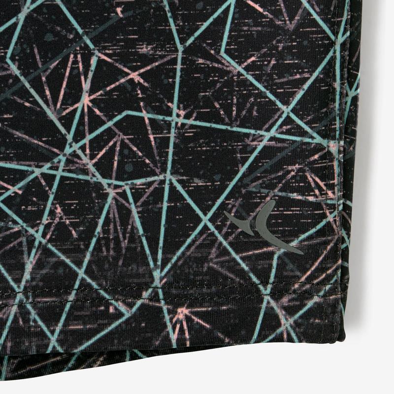 Quần short Decathlon DOMYOS S500 màu xám/hồng size 73-75CM