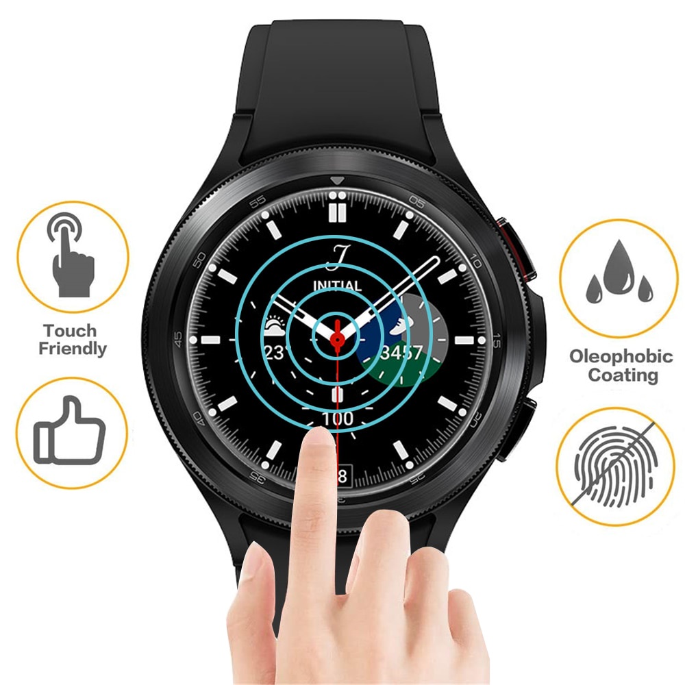 Kính Cường Lực Trong Suốt Bảo Vệ Màn Hình Đồng Hồ Samsung Galaxy Watch 4 44mm 40mm Hd 4 Classic 42mm 46mm