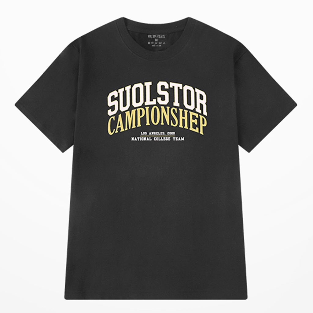 Áo thun NELLY sẵn hàng full mẫu 2022 100% cotton form rộng unisex tay lỡ mẫu SUOLSTOR 058