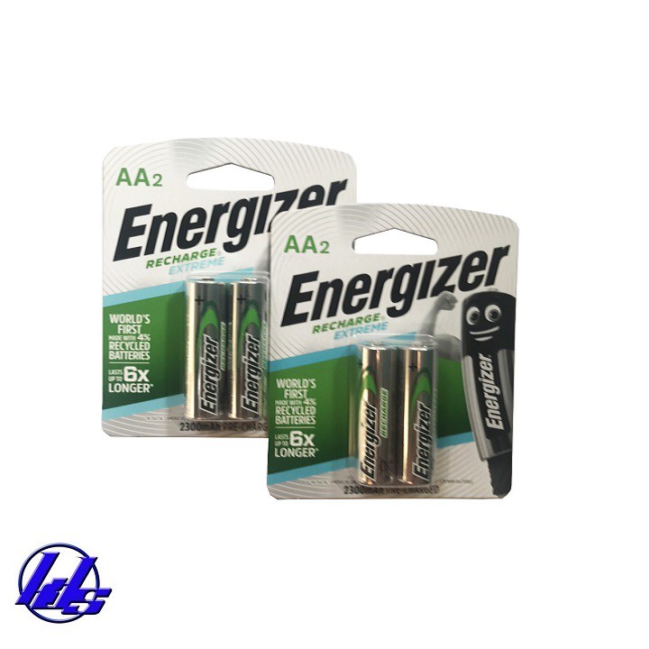 Pin sạc AA Energizer Extreme 2300mAh - Vỉ 2 viên