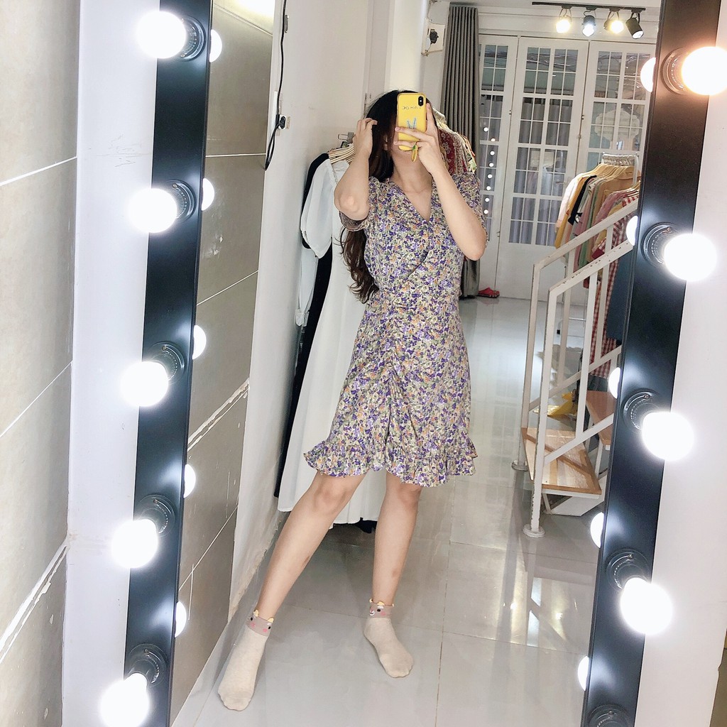 [FREESHIP] ĐẦM NHÚN ĐÙI HOA LEM | BigBuy360 - bigbuy360.vn