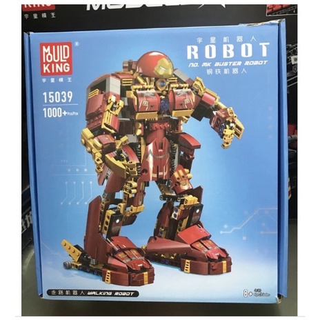 Đồ chơi xếp hình technic mould king 15039 Hulkbuster có điều khiển 1000pcs