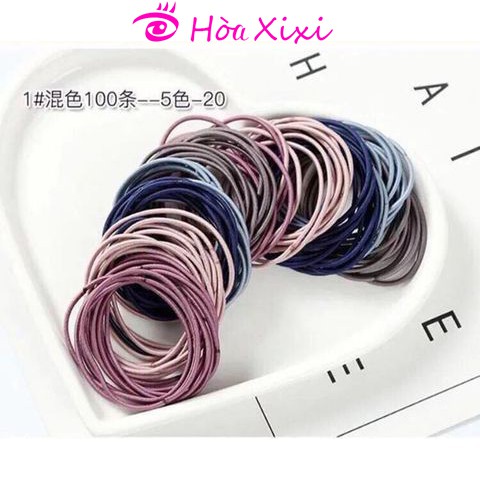 Combo 5 dây chun buộc tóc Hàn Quốc