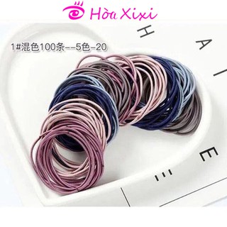 Combo 5 dây chun buộc tóc Hàn Quốc