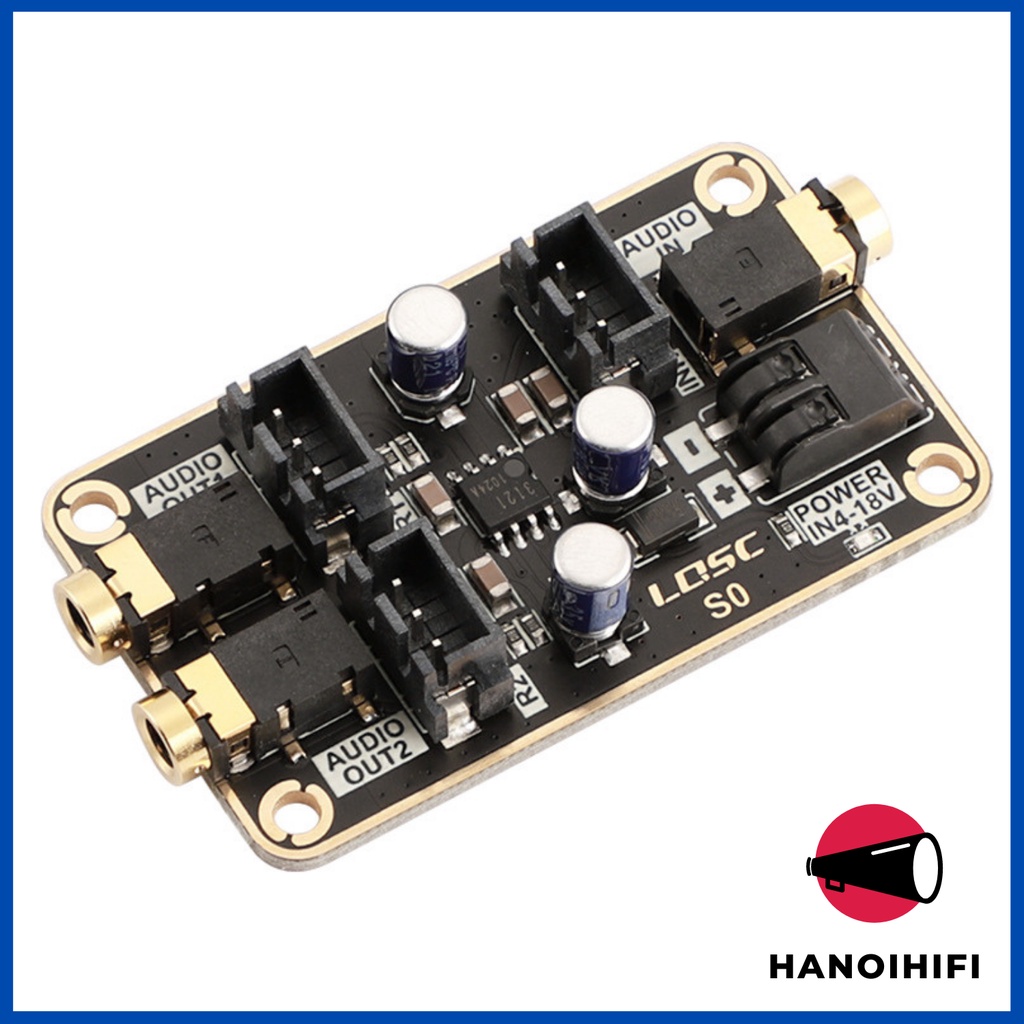 Mạch cách ly âm thanh LQSC SO giúp giảm nhiễu, giảm tiếng ồn DC 4 - 18V Shop Hà Nội Hifi