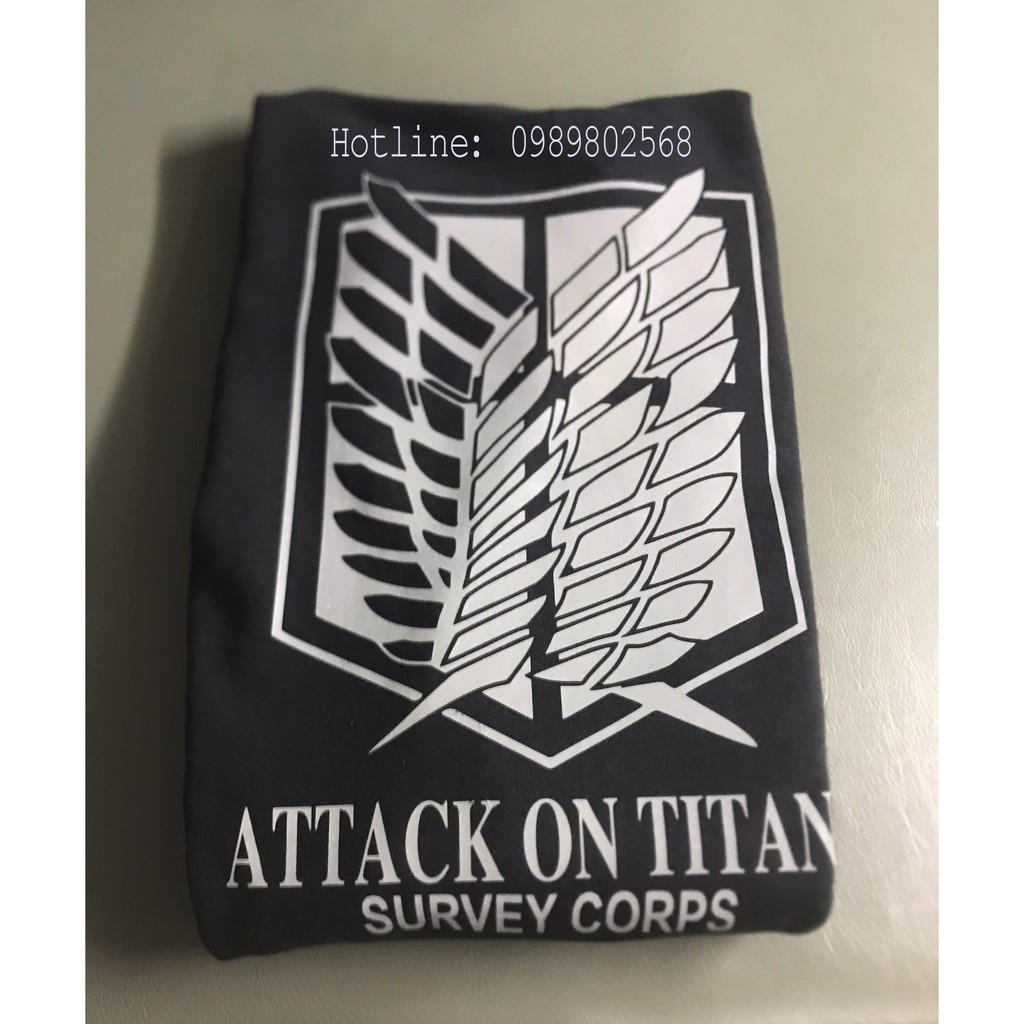 SALE 50% MẪU ÁO HOODIE , ÁO KHOÁC Attack on Titan phản quang cực chất0