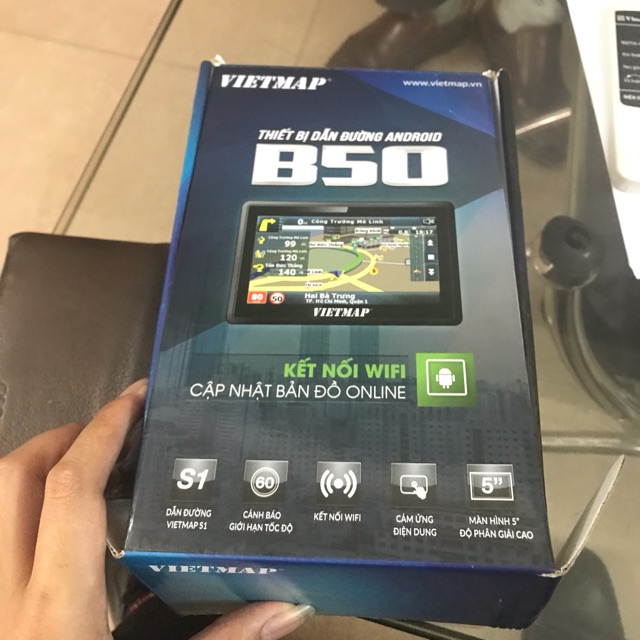 Thiết Bị Dẫn Đường GPS Thông Minh VIETMAP B50 Dành Cho Ô Tô