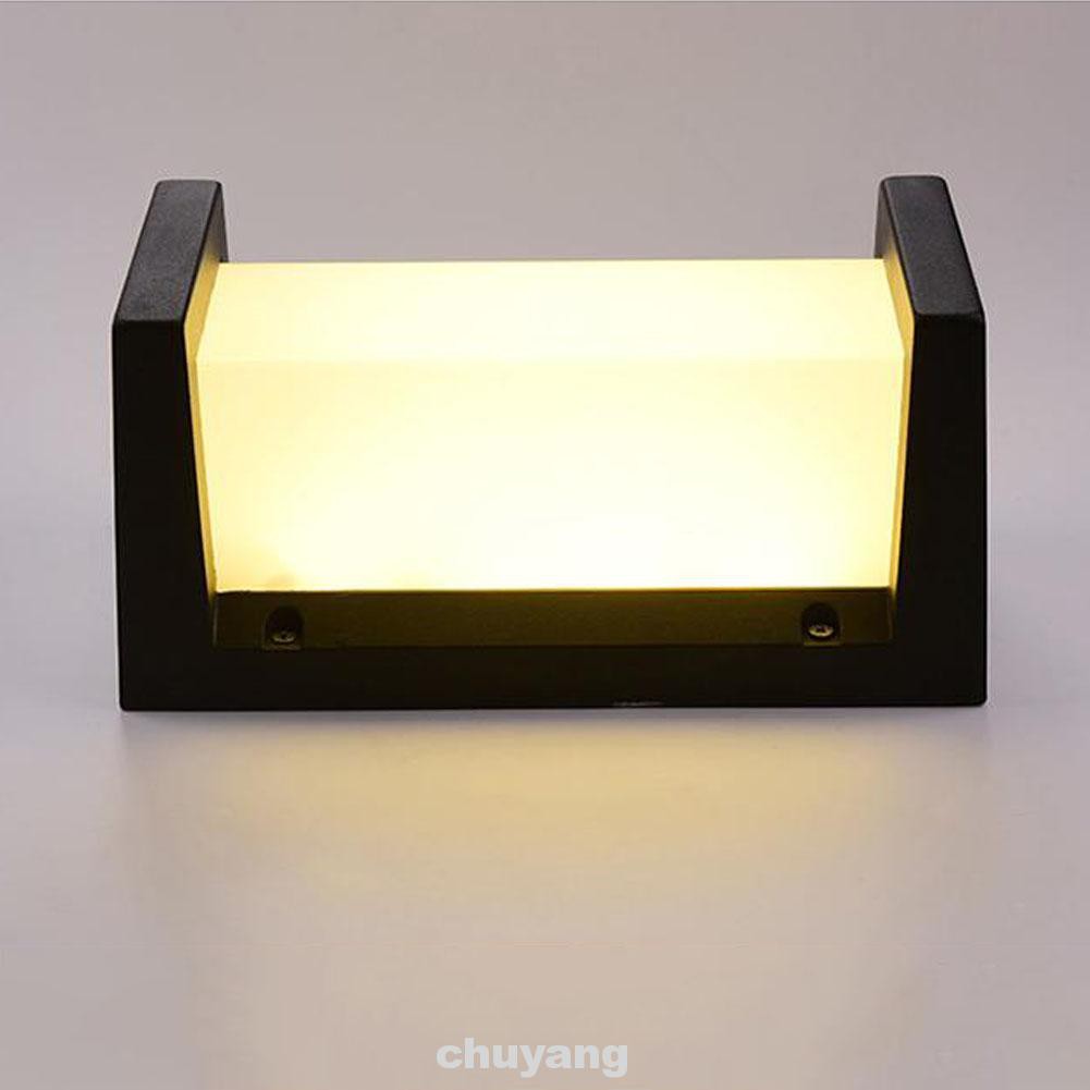 Đèn Led Hình Chữ Nhật Chống Thấm Nước Phong Cách Hiện Đại Dùng Để Trang Trí Sân Vườn