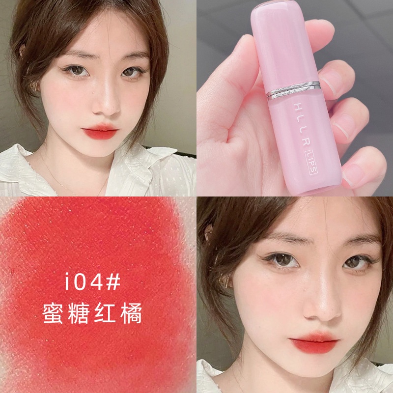 [Hàng mới về] Son môi dạng nhung lì HLLR dưỡng ẩm chống dính cốc lâu trôi trang điểm chuyên nghiệp