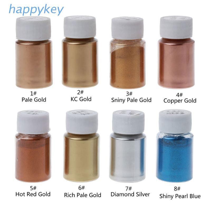 Lọ bột màu resin màu đồng ánh kim dùng trang trí đồ trang sức/thủ công