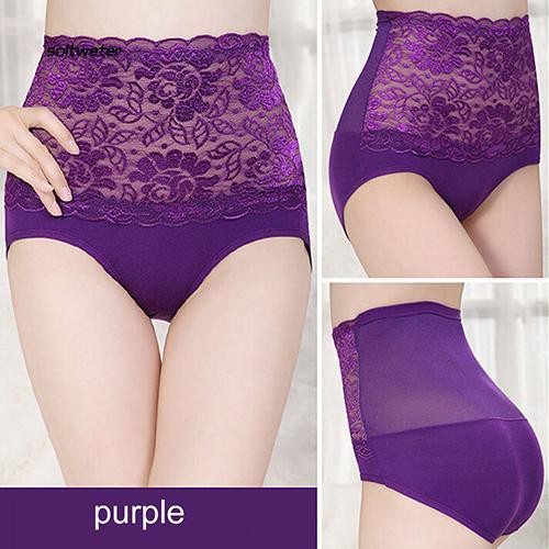 Quần lót ren lưng cao định hình eo cho nữ