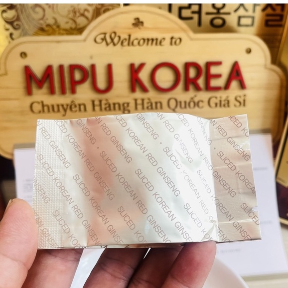 (Date 7/2025) Sâm Lát Thái Lát Tẩm Mật Ong 200g Hàn Quốc Pocheon