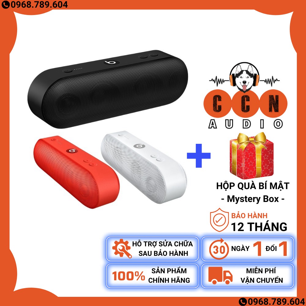 Loa di động BEATS PILL + chính hãng - Mới 100%, Bảo hành 12 tháng