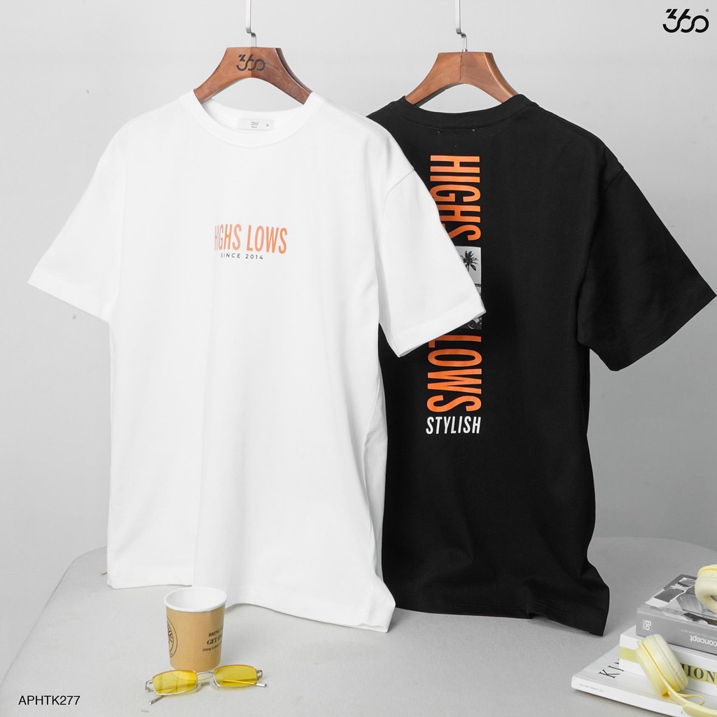 Áo thun không cổ cao cấp unisex local brand 360 Boutique - Made in Vietnam