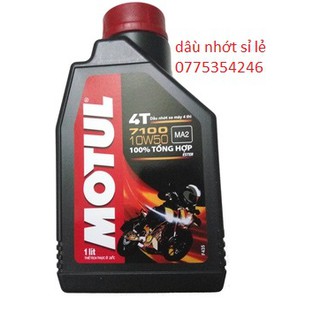 Dầu nhớt nhập khẩu 100% motul 7100 10w50 1L