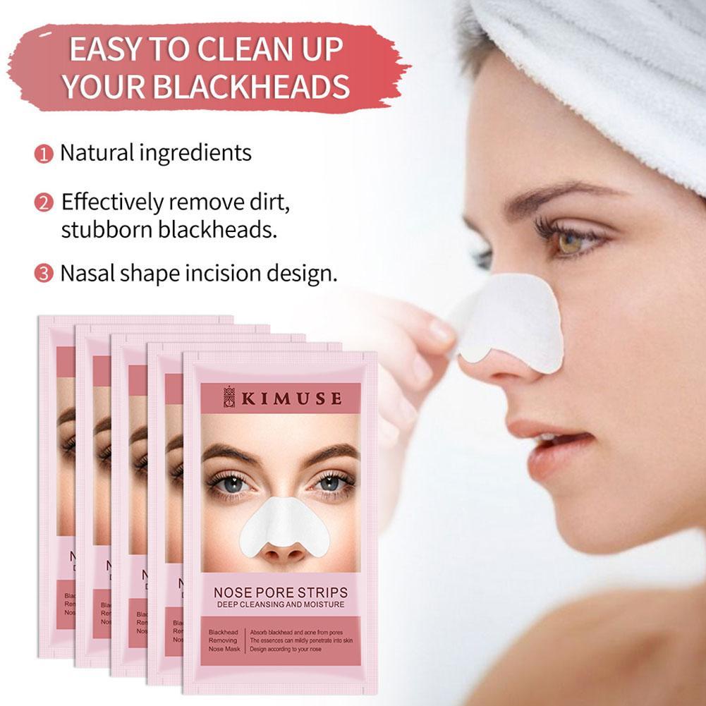 Set 5 Miếng Dán Mũi Lột Mụn Đầu Đen Và Kiềm Dầu Kimuse B0T8