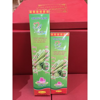 Nhang sạch làng ta hương chanh sả 40cm - 100 cây/hộp