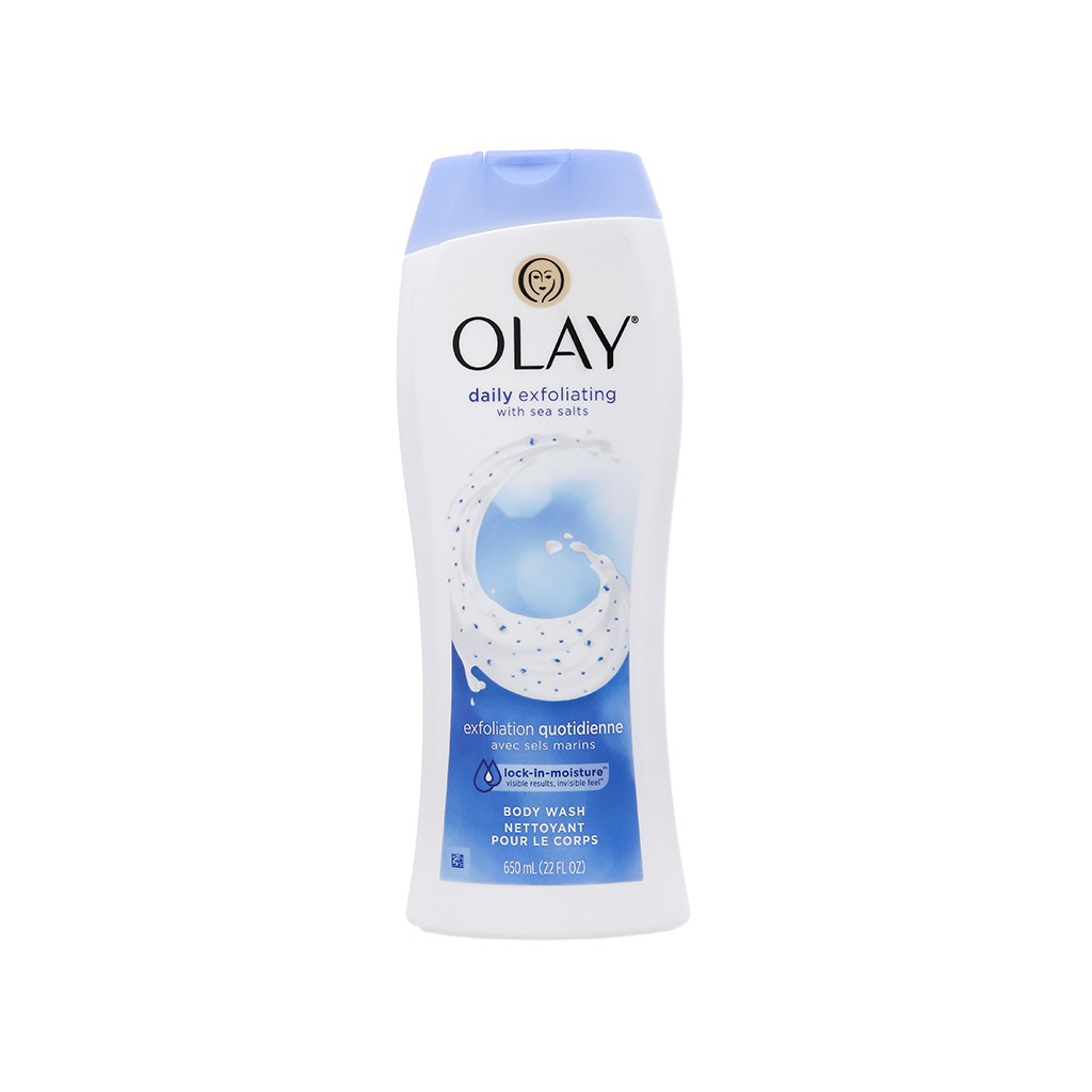Sữa tắm tẩy tế bào chết Olay hương muối biển 650ml