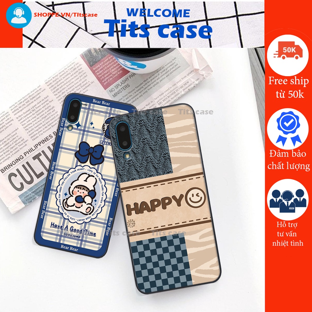 Ốp lưng Samsung Galaxy A02 / M02 in hình bò sữa, gấu be@r, cute cực  ĐỈNH -  cực CHẤT-  cực COOL