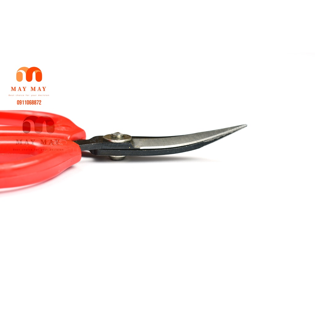 Kéo mũi cong cán xanh cán đỏ