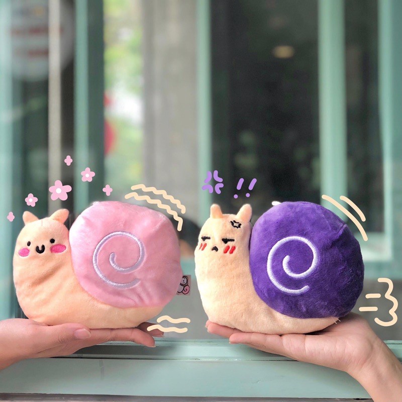 Gấu bông ốc sên cảm xúc 2 mặt đáng yêu - Gấu bông cute - Gấu bông ốc sên 2 mặt thay đổi theo tâm trạng