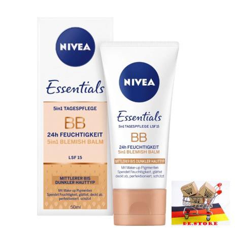 [DE] Kem nền Nivea BB-Cream 5in1 Blemish Balm, xách tay Đức