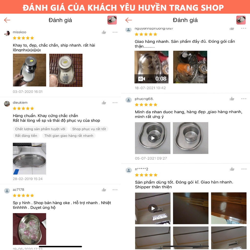 Khay Quả Đậu, Khay Hạt Đậu INOX Trong Bộ Khay Hộp Inox Dụng Cụ Y Tế, Spa Thẩm Mỹ Viện Huyền Trang NANOCEE