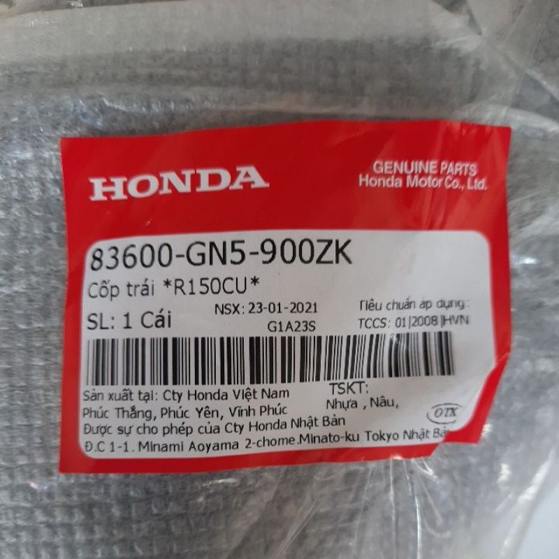 Cốp trái super DREAM việt đời đầu - ( Mã: 83600-GN5-900ZK) Chính hãng honda (Sale-10%)
