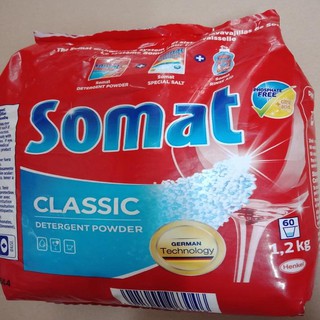 bột rửa chén somat 1,2kg dùng cho máy rửa bát
