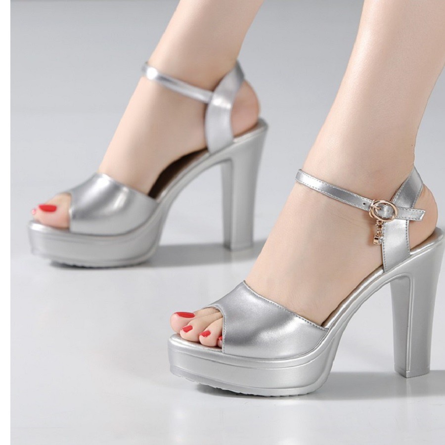 GIÀY SANDAL CAO GÓT QUAI NGANG