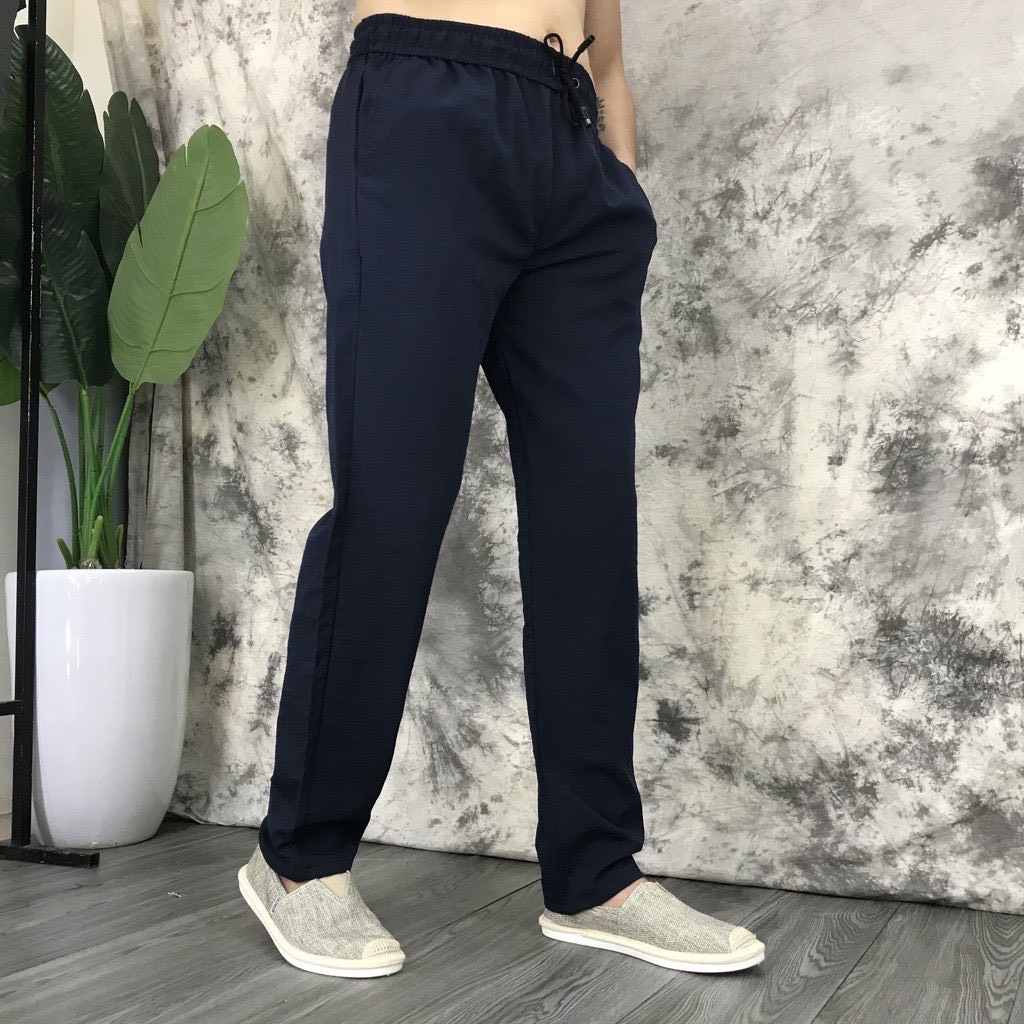 Quần đũi nam dài ống suông Hàn Quốc dáng ôm