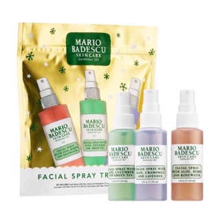 Set 3 chai toner dạng xịt Mario Badescu Facial Spray