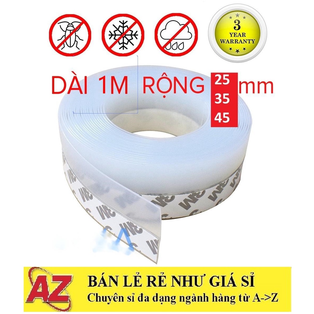 Cuộn 1 Mét Ron Dán Chân Cửa, Chặn Khe Cửa Chống Bụi, Côn Trùng, Giữ Nhiệt Máy Lạnh Điều Hòa