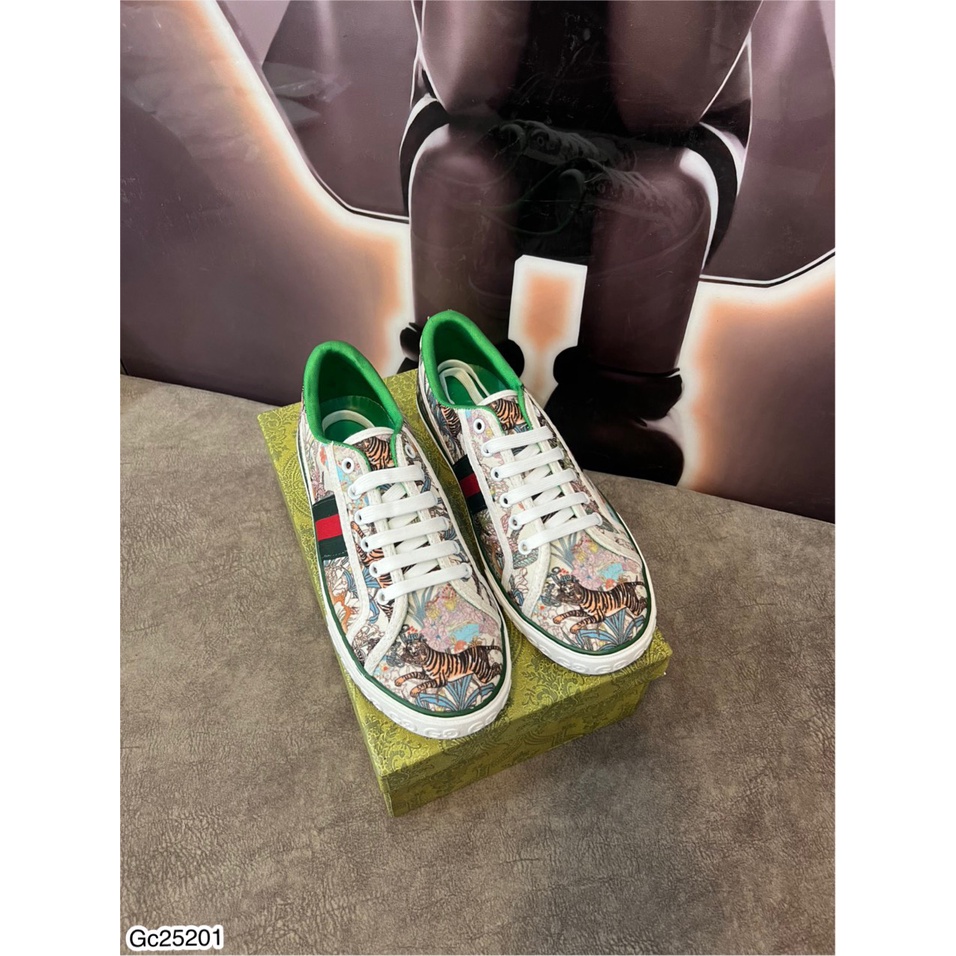 [ Có Video ]Giày GC Nam FOR LOVE Thêu Hình Siêu Chất - Giày GC Nam Thêu Hoạ Tiết Siêu Đẹp
