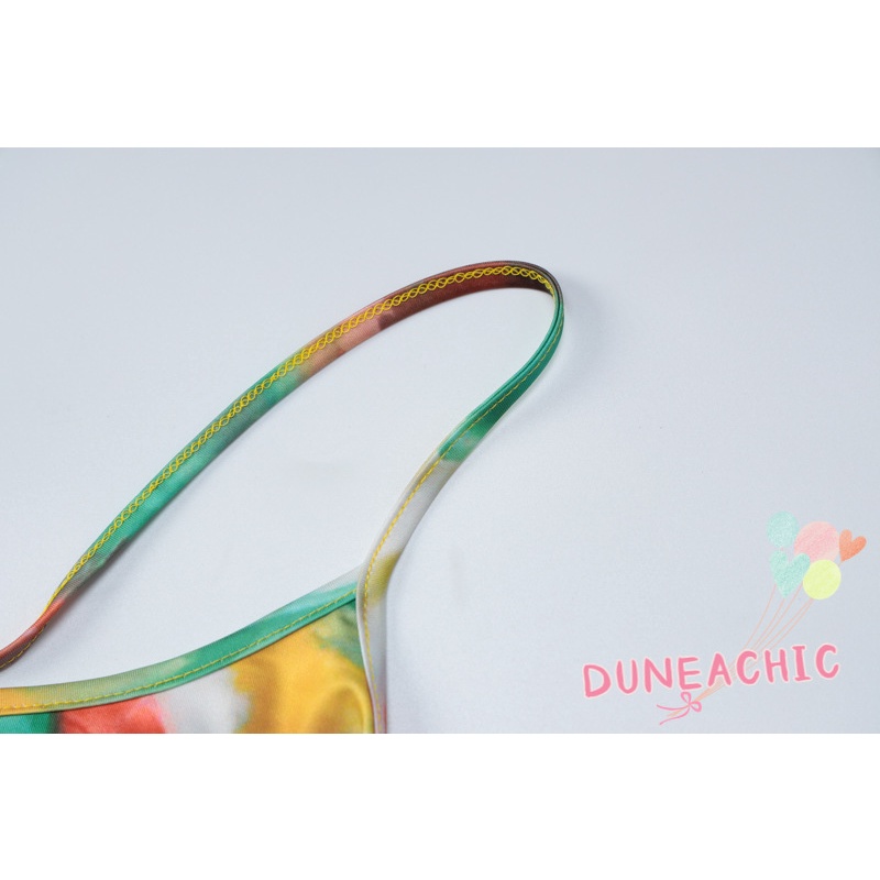 Đầm hai dây DUNEA hở lưng màu nhuộm thời trang cho nữ