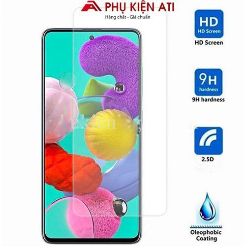 Kính cường lực Samsung Note 10 Lite / Note 20 / S10 Lite - Full màn hình và Trong suốt - Độ cứng 9H