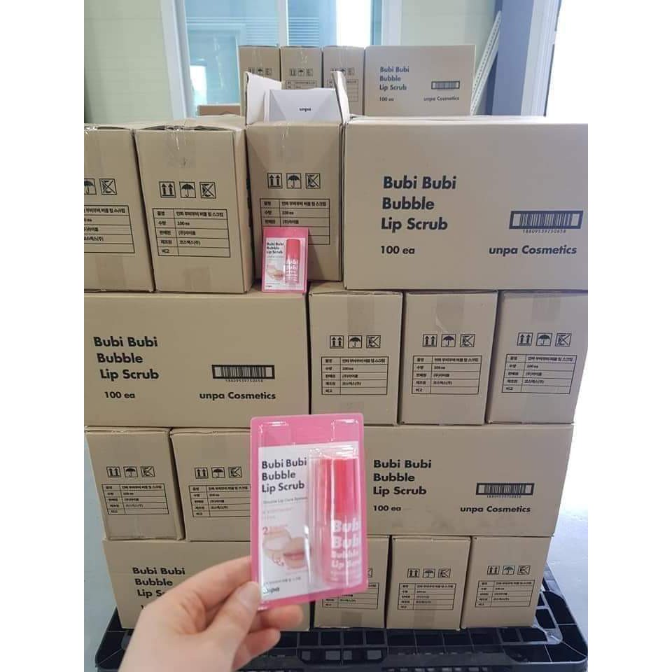 [Mẫu mới nhất] Tẩy tế bào chết môi Unpa Bubi Bubi Lip Hàn Quốc 10g | BigBuy360 - bigbuy360.vn
