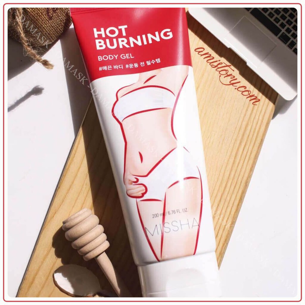 KEM TAN MỠ XÓA RẠN Da Missha Hot Burning Perfect Body Gel - Chính Hãng