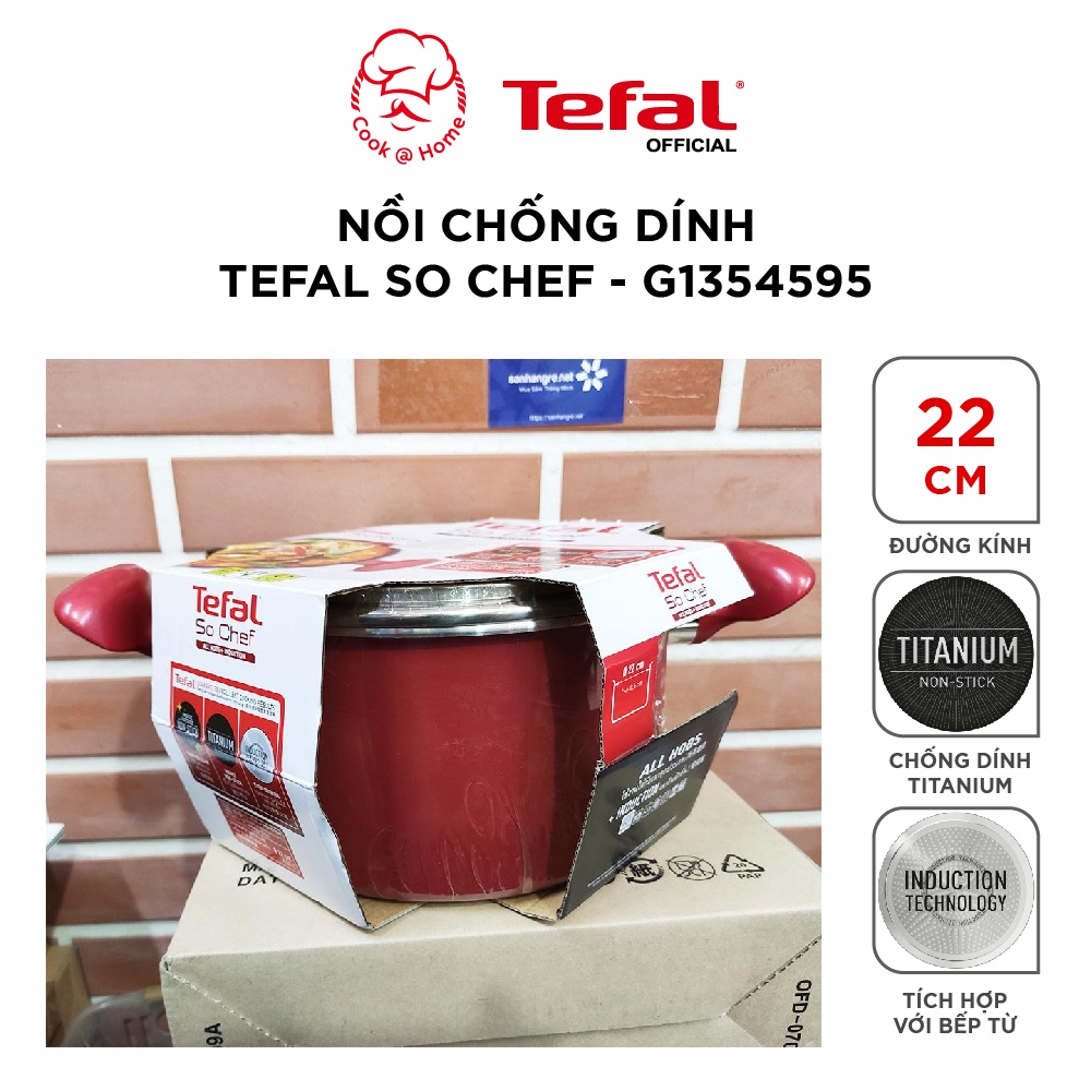 Nồi chống dính Tefal So Chef 22cm - G1354595