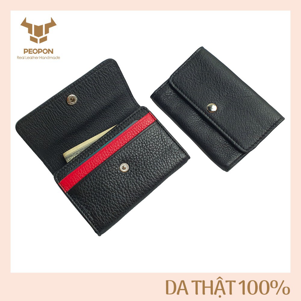 ví nu mini [DA BÒ THẬT] Ví Nữ Ngắn Đẹp Thời Trang Cao Cấp, Ví Nữ Cầm Tay Mini Cute Nhỏ Gọn