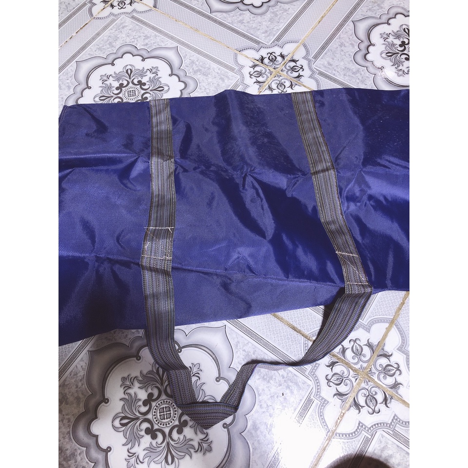 Túi bạt - Túi dứa đựng đồ có dây kéo chịu tải trên 20kg  - vải bạt ( 1 cái )