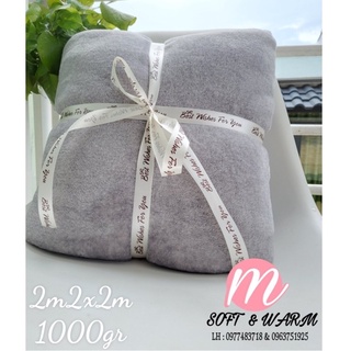 [ GIAO HOẢ TỐC TPHCM] 🛍💐 MỀN TRƠN NEW - Mền lông cừu tuyết Thailan siêu mịn