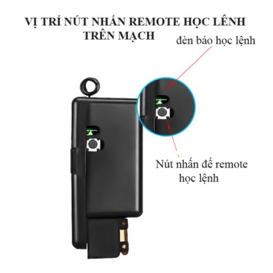 Công tắc điều khiển từ xa RF 100m, 12V - 220V, 14 chế độ