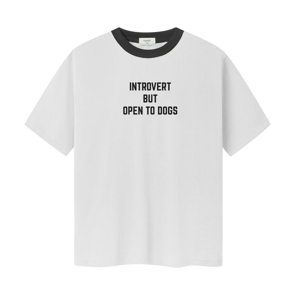 Áo Thun Hướng Nội Yêu Chó - Trắng - Introvert Boy Club