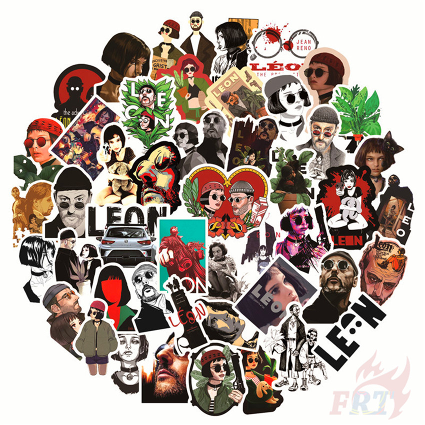 ❉ Leon:The Professional Series 01 Stickers ❉ 50Pcs/Set Classical Movie DIY Waterproof Doodle Decals Stickers