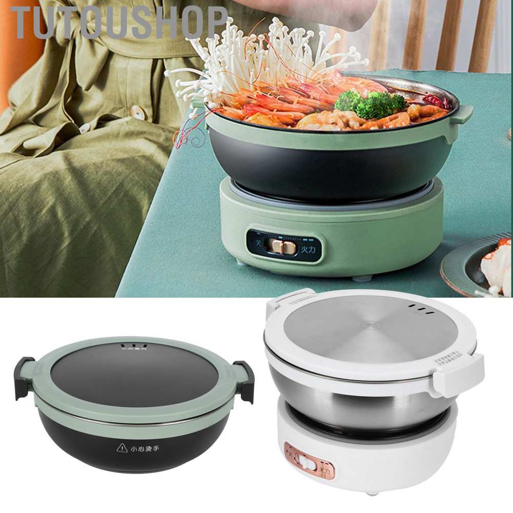 Tutoushop 500W 1L Portable Electric Pot Travel Dormitory Boiling AU Plug 220V