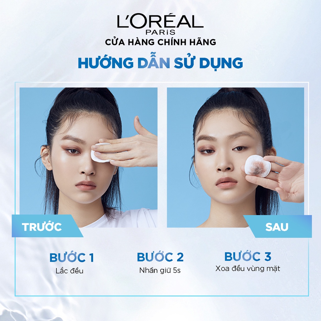 Nước tẩy trang cho mọi loại da L'Oreal Paris 3in1 Micellar Water 400ml