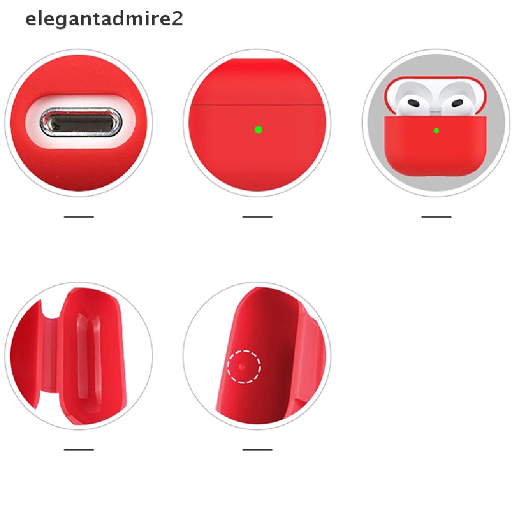 Vỏ Silicon Bảo Vệ Hộp Sạc Tai nghe không dây Apple Airpods 3