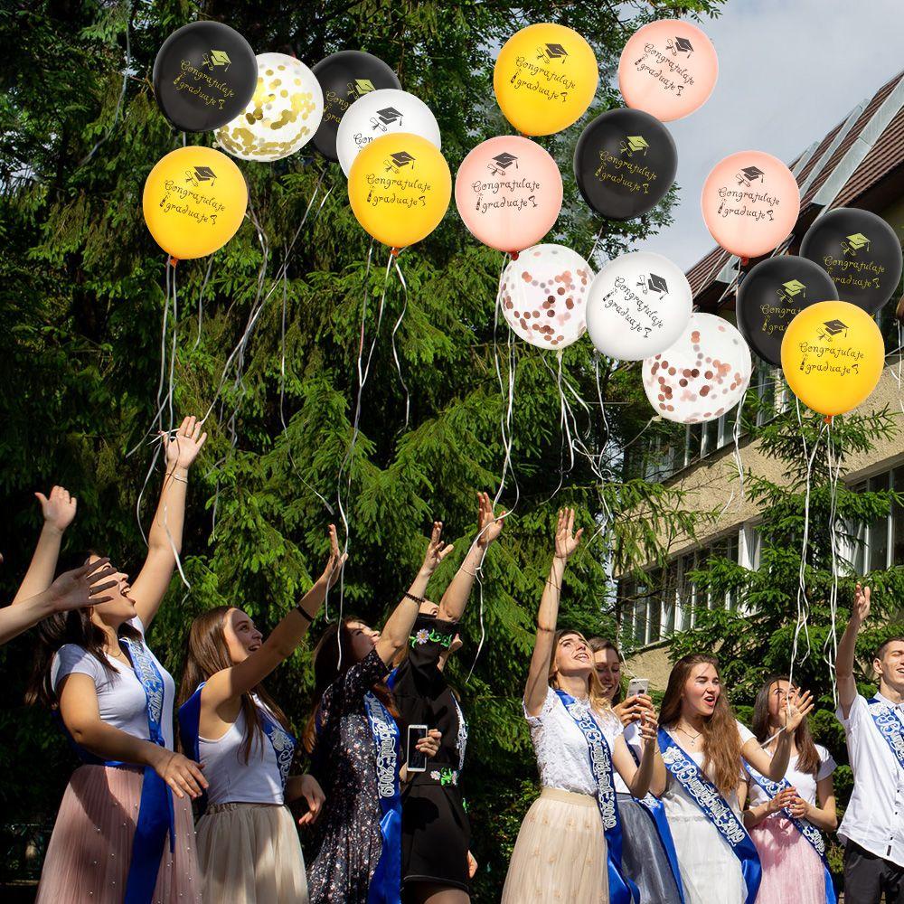 LONTIME 15 Bong Bóng Latex In Chữ Chúc Mừng Năm Mới 2022